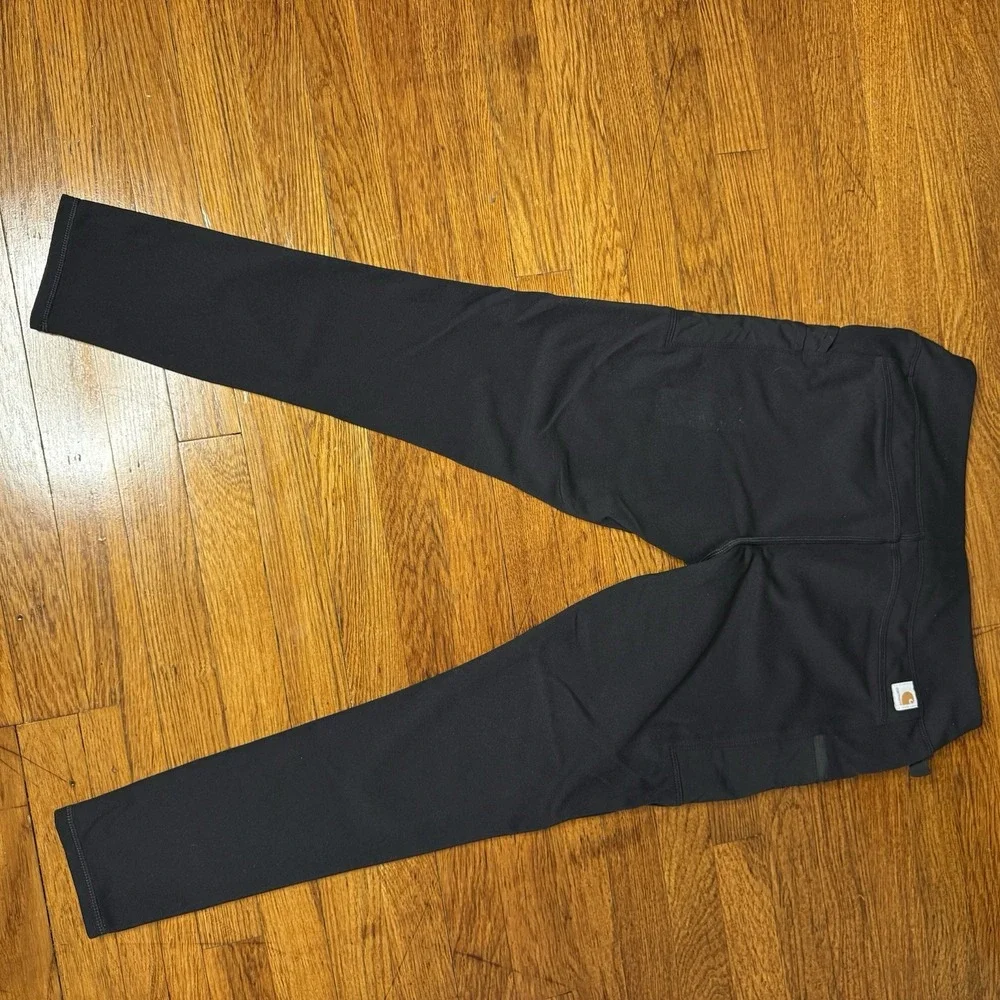 Carhartt Women's Fitted Utility Work Pant Leggings Size Large 12-14 Black